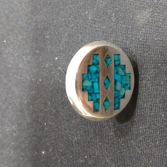 Signed Native American Style Ring - Picture 5 of 7